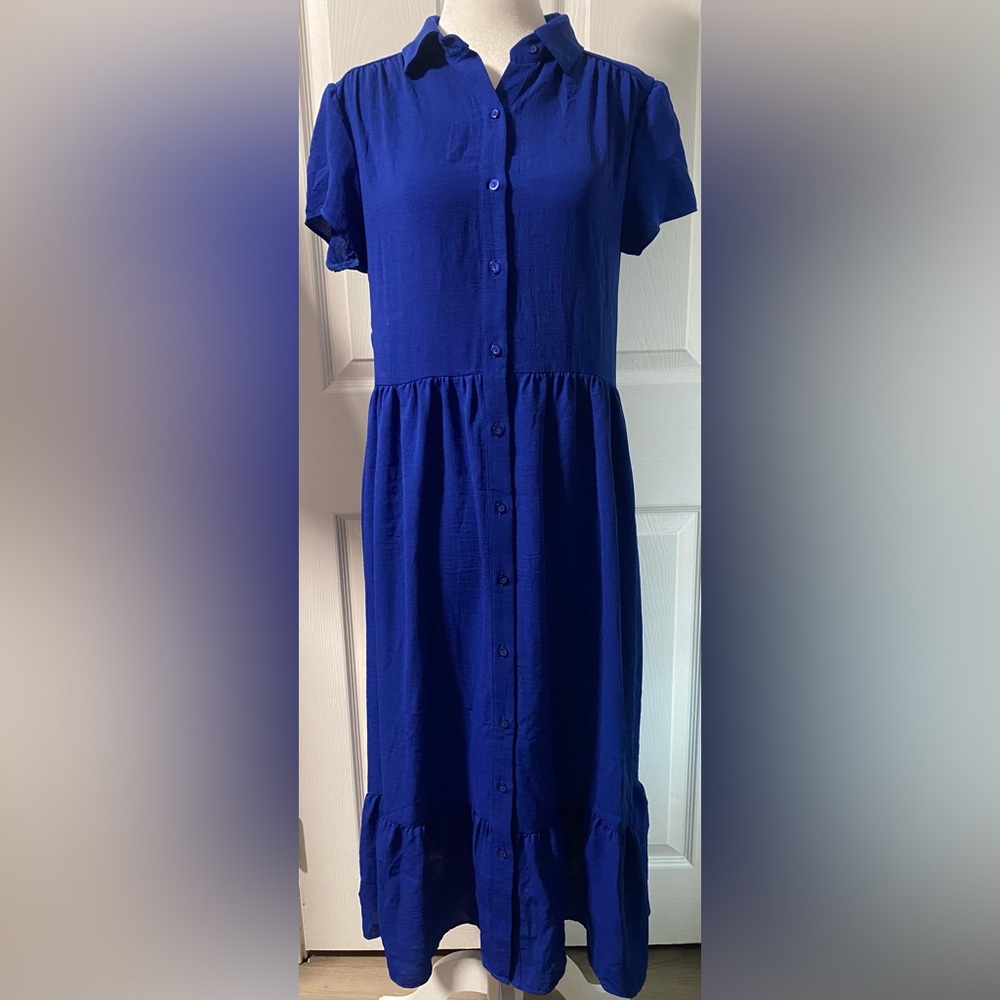 Dorothy Perkins Royal Blue Midi Dress